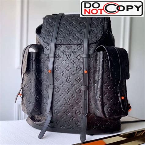 louis vuitton christopher backpack black|louis vuitton black monogram backpack.